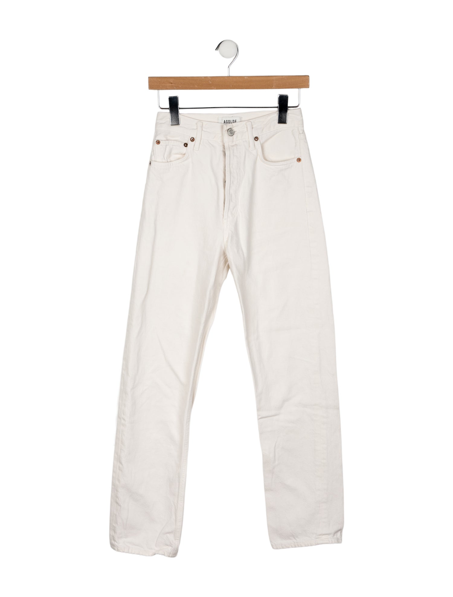 AGOLDE High-Rise Straight Leg Jeans
