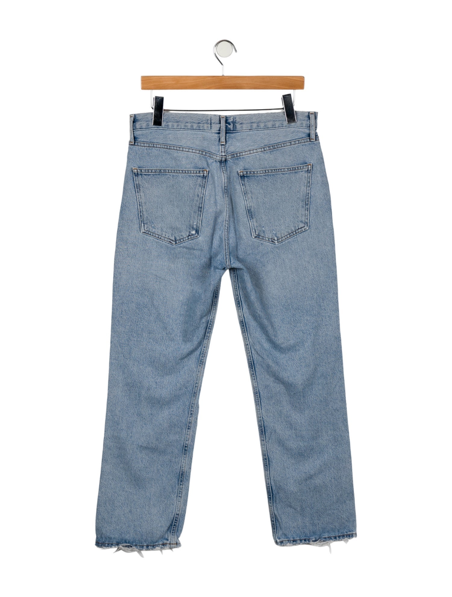 AGOLDE High-Rise Straight Leg Jeans