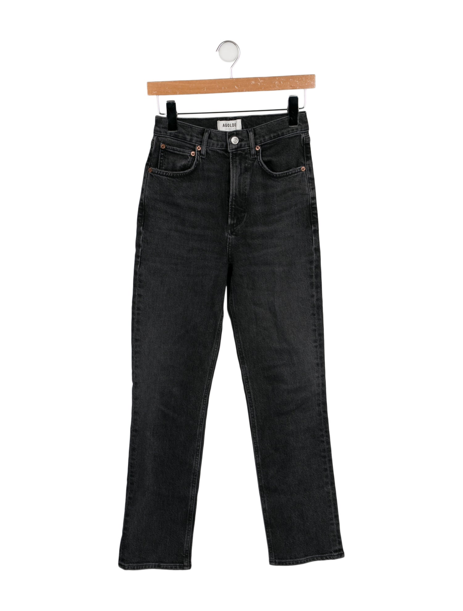AGOLDE High-Rise Straight Leg Jeans