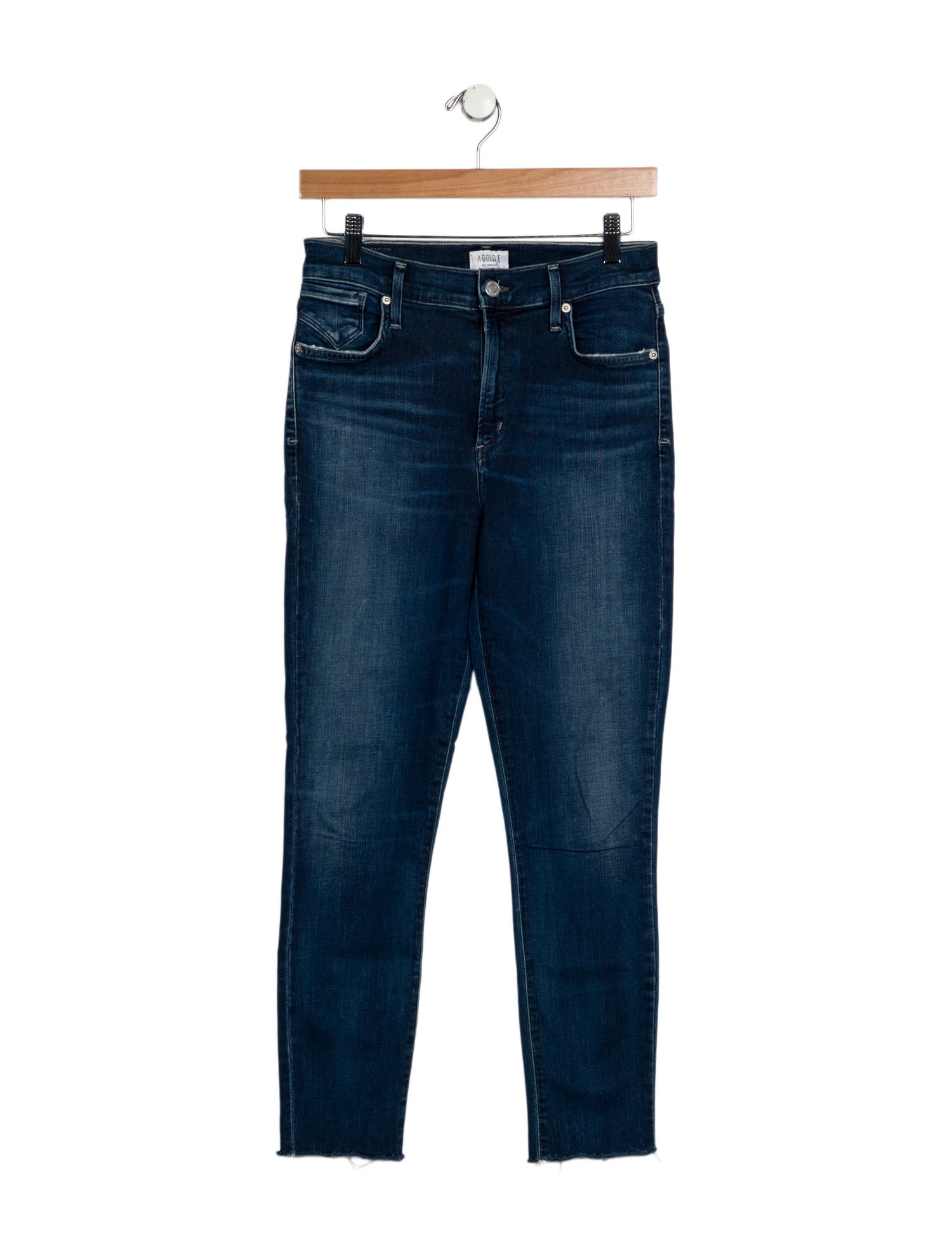 AGOLDE Mid-Rise Skinny Leg Jeans