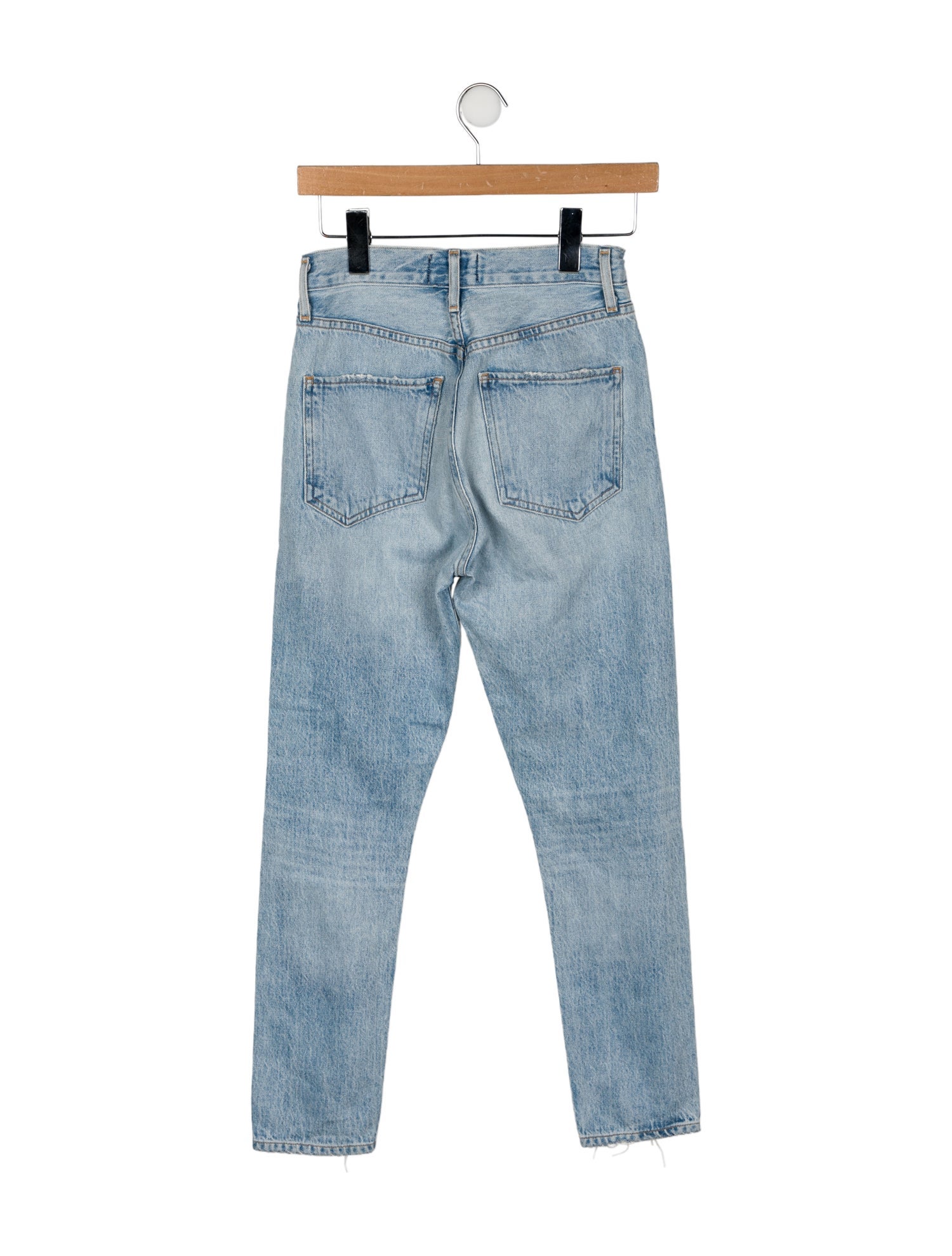 AGOLDE Mid-Rise Skinny Leg Jeans