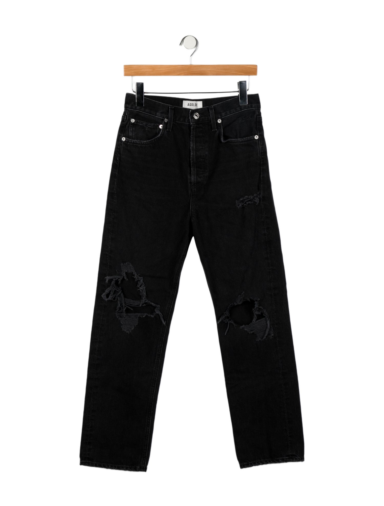 AGOLDE High-Rise Straight Leg Jeans
