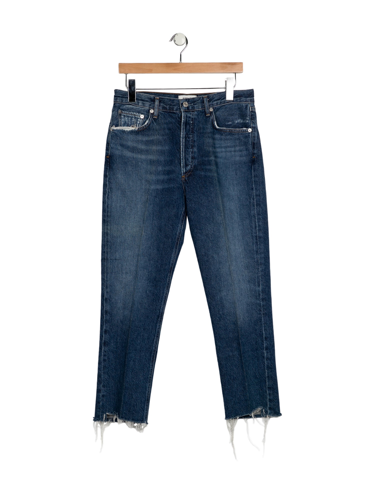 AGOLDE High-Rise Straight Leg Jeans