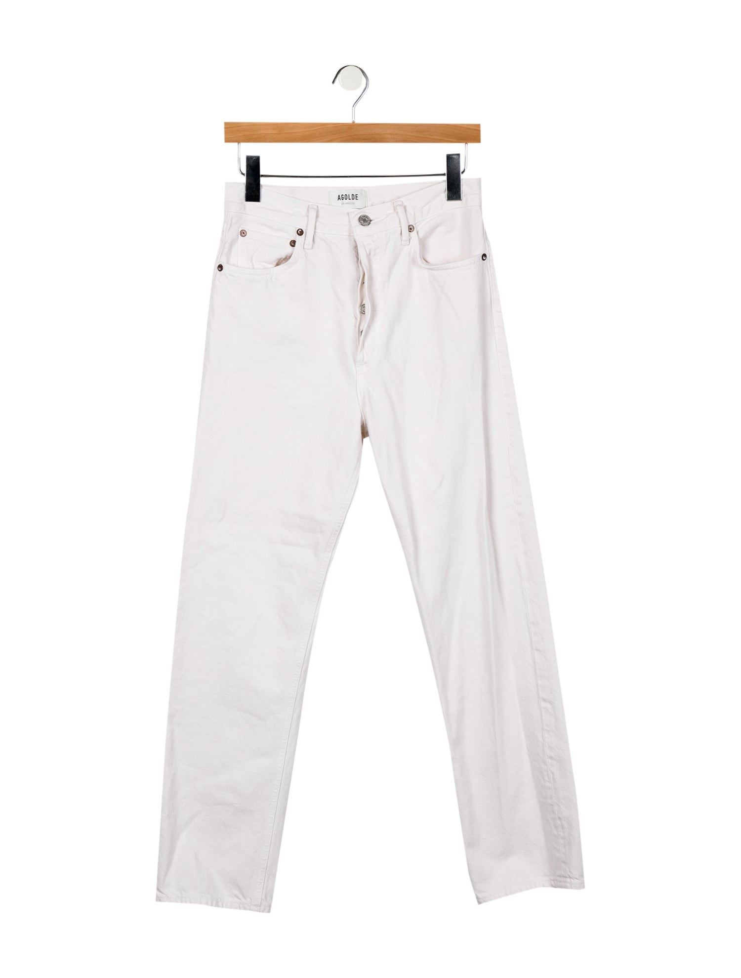 AGOLDE High-Rise Straight Leg Jeans