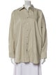 AGOLDE Long Sleeve Button-Up Top