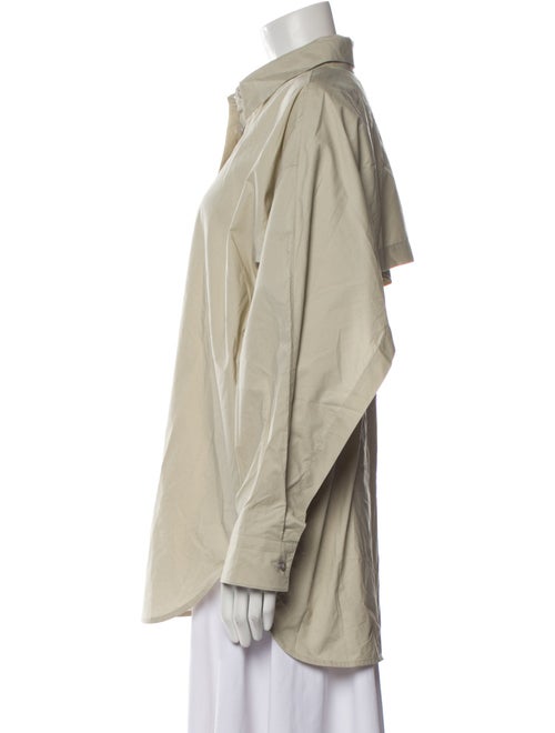 AGOLDE Long Sleeve Button-Up Top