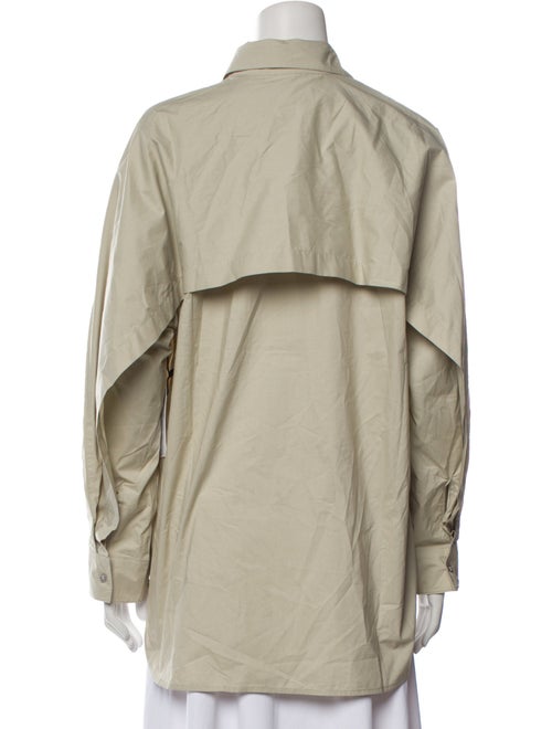 AGOLDE Long Sleeve Button-Up Top