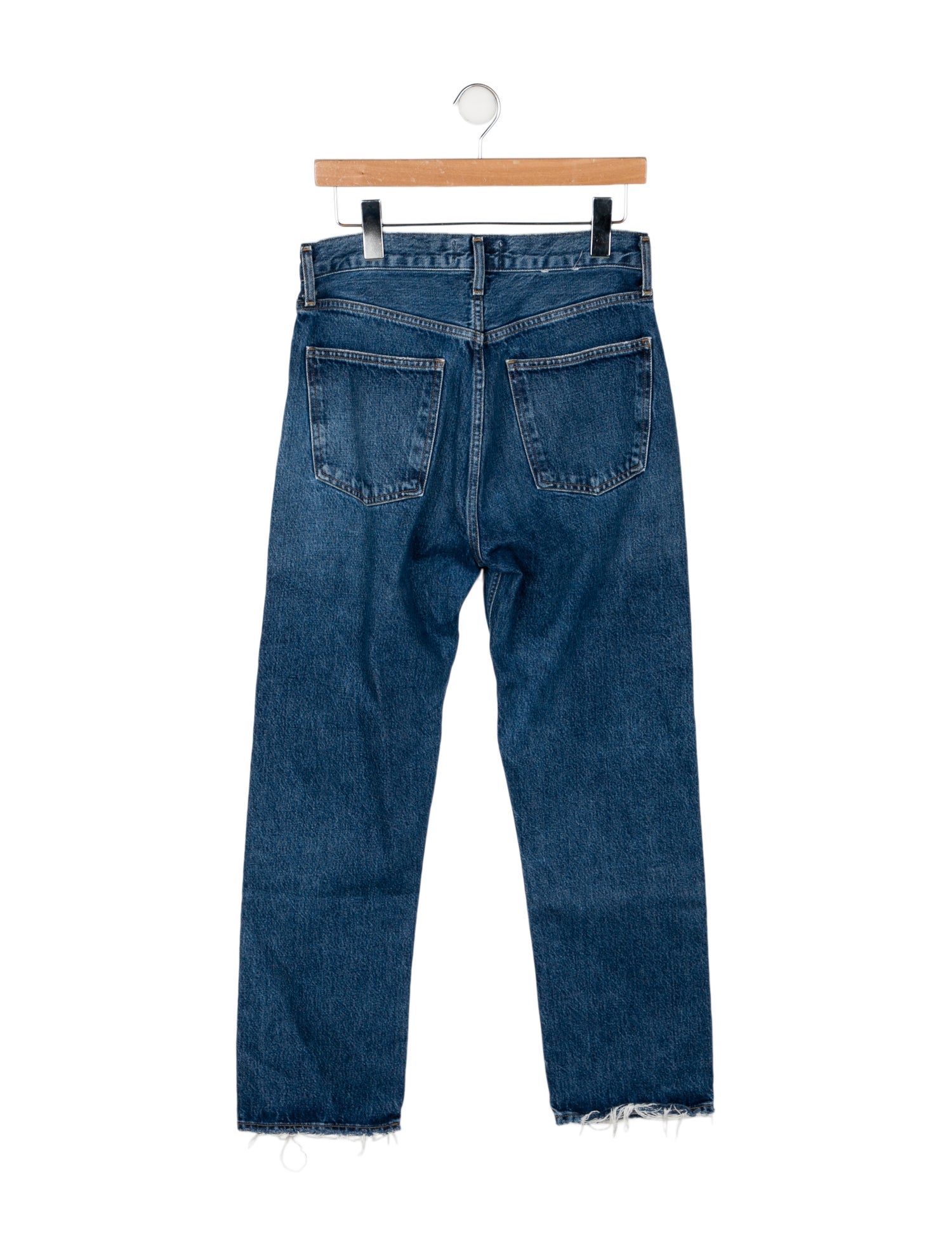 AGOLDE High-Rise Straight Leg Jeans