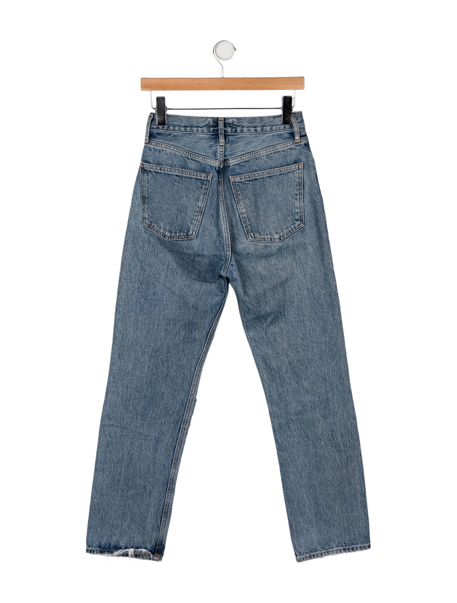 AGOLDE High-Rise Straight Leg Jeans