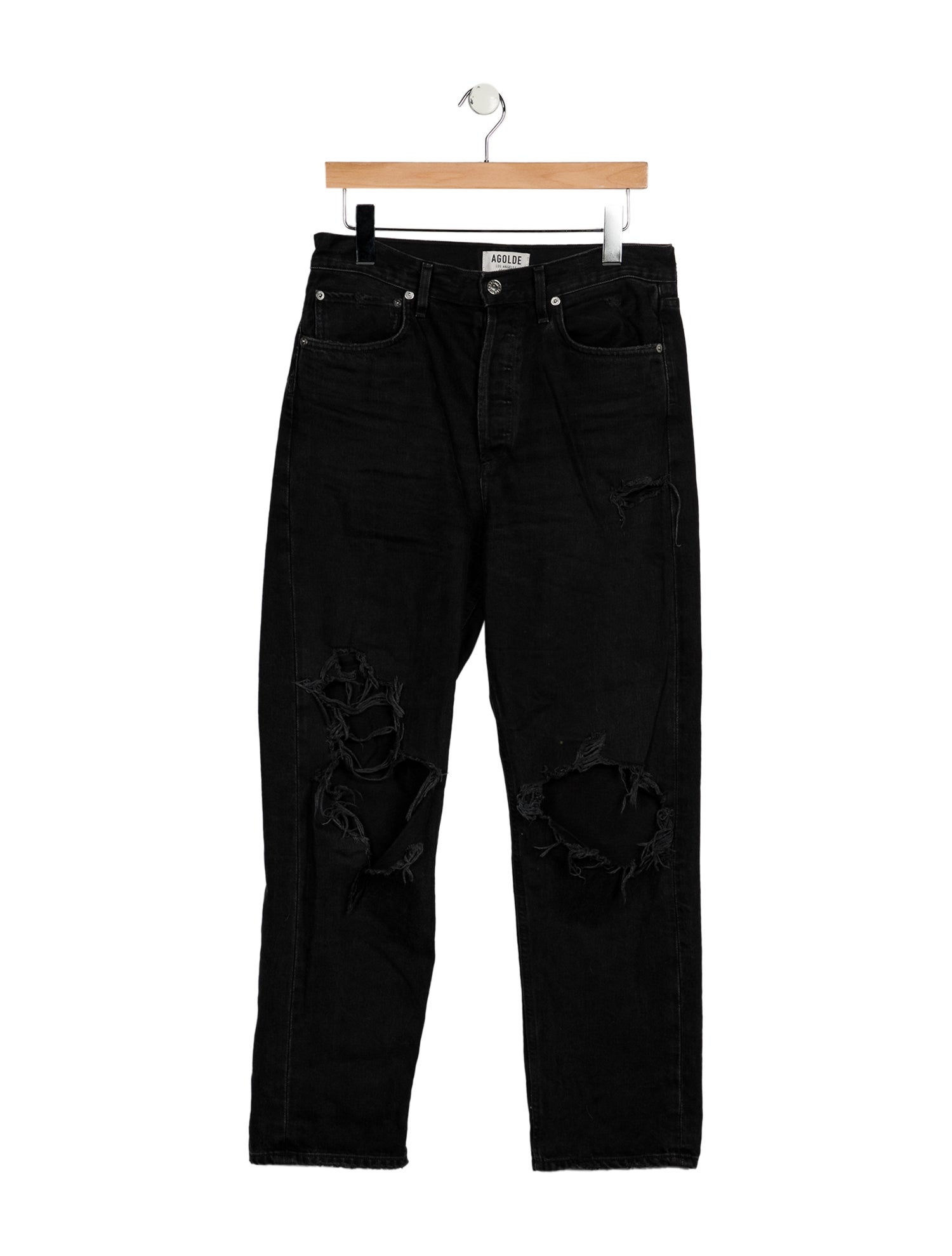 AGOLDE High-Rise Straight Leg Jeans