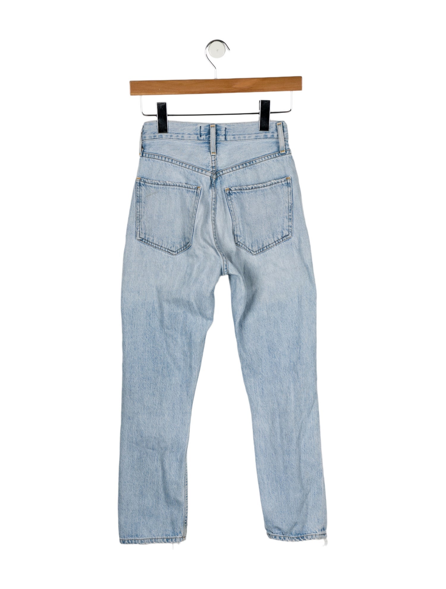 AGOLDE High-Rise Straight Leg Jeans