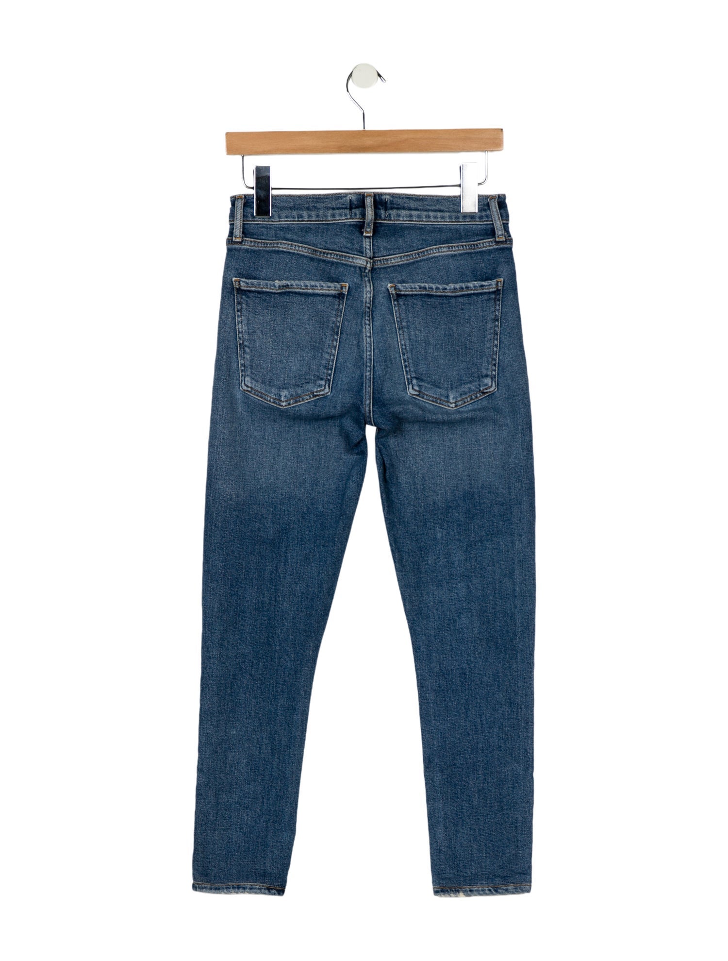 AGOLDE Mid-Rise Skinny Leg Jeans