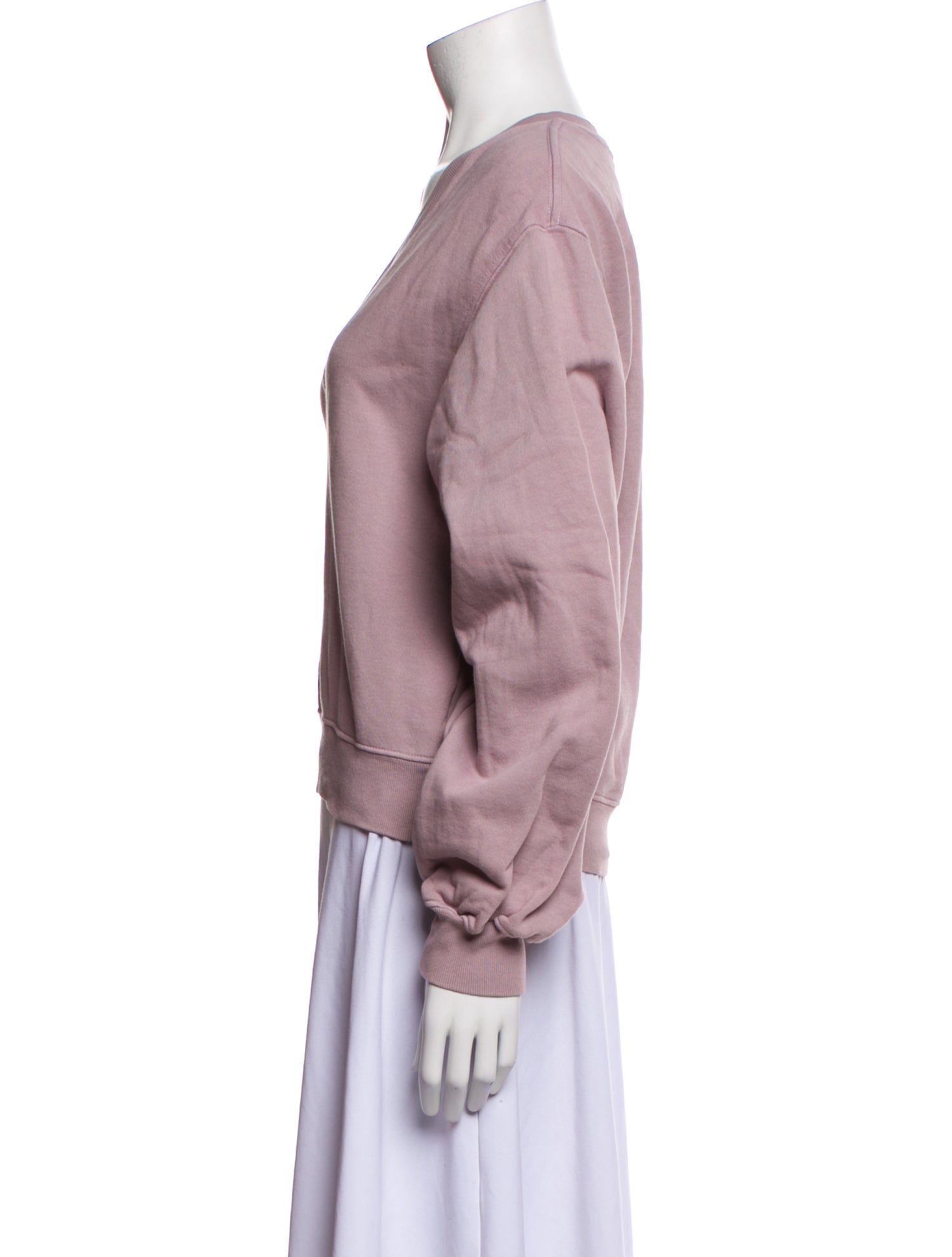 AGOLDE V-Neck Long Sleeve Sweatshirt