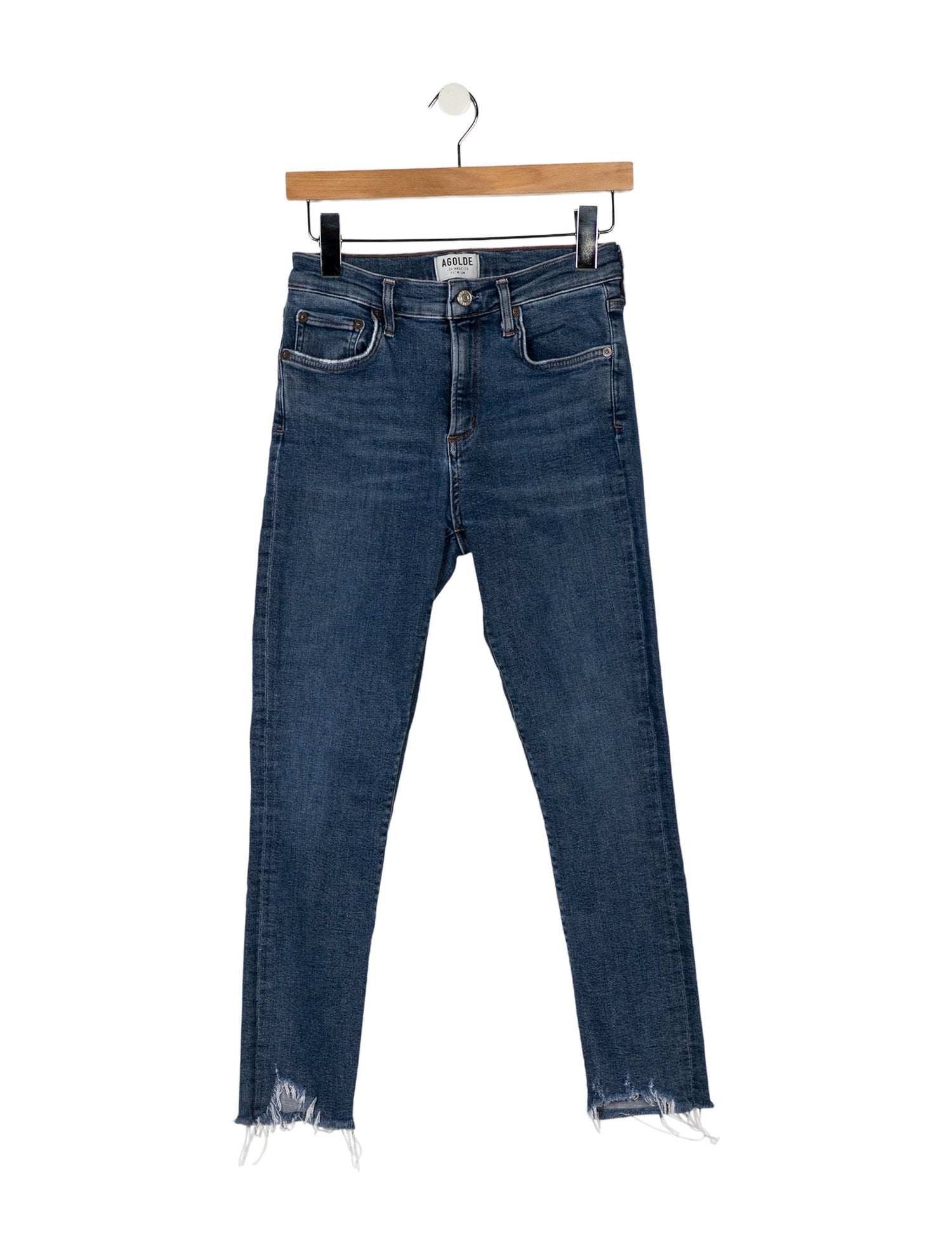 AGOLDE Mid-Rise Skinny Leg Jeans