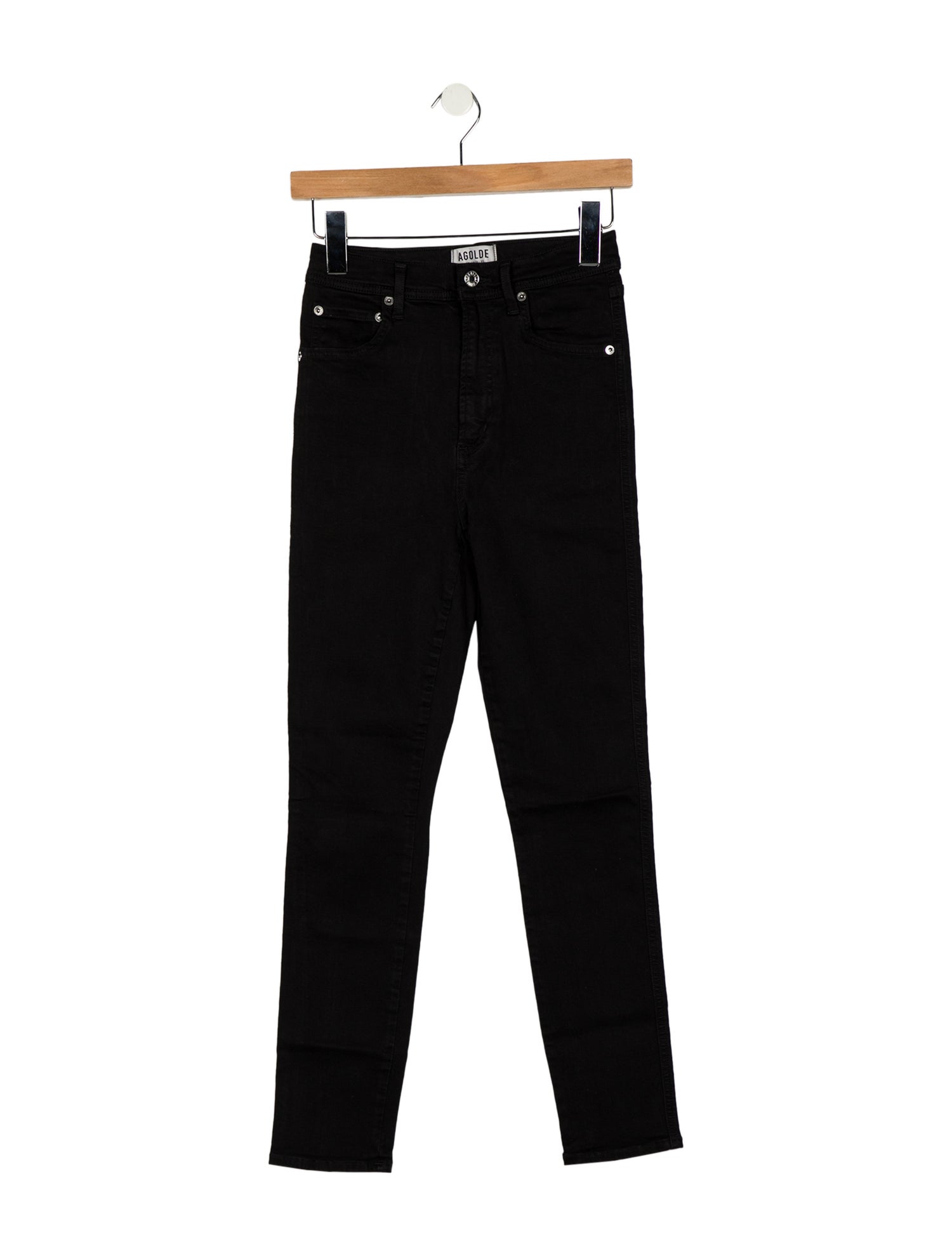 AGOLDE Mid-Rise Skinny Leg Jeans