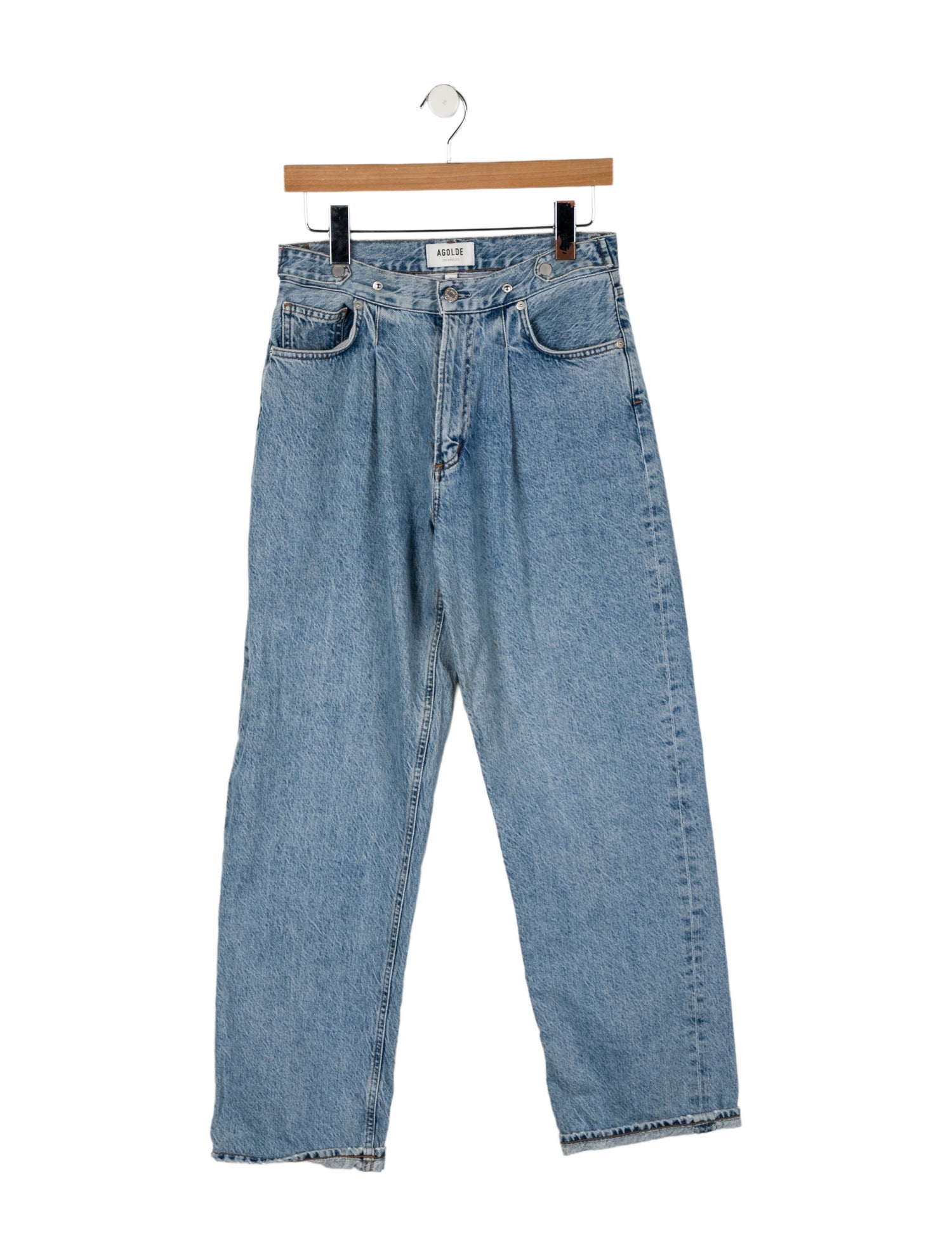 AGOLDE High-Rise Straight Leg Jeans