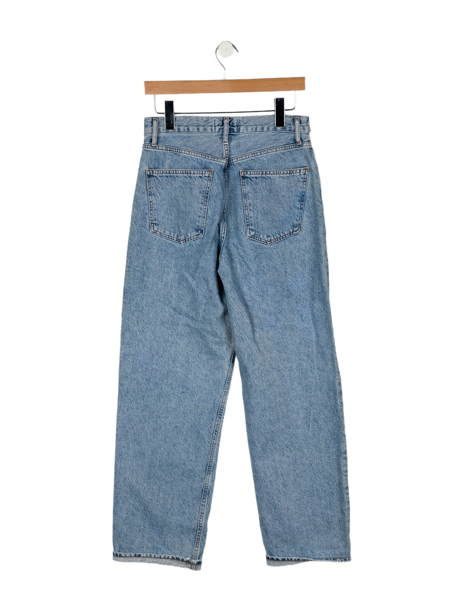 AGOLDE High-Rise Straight Leg Jeans