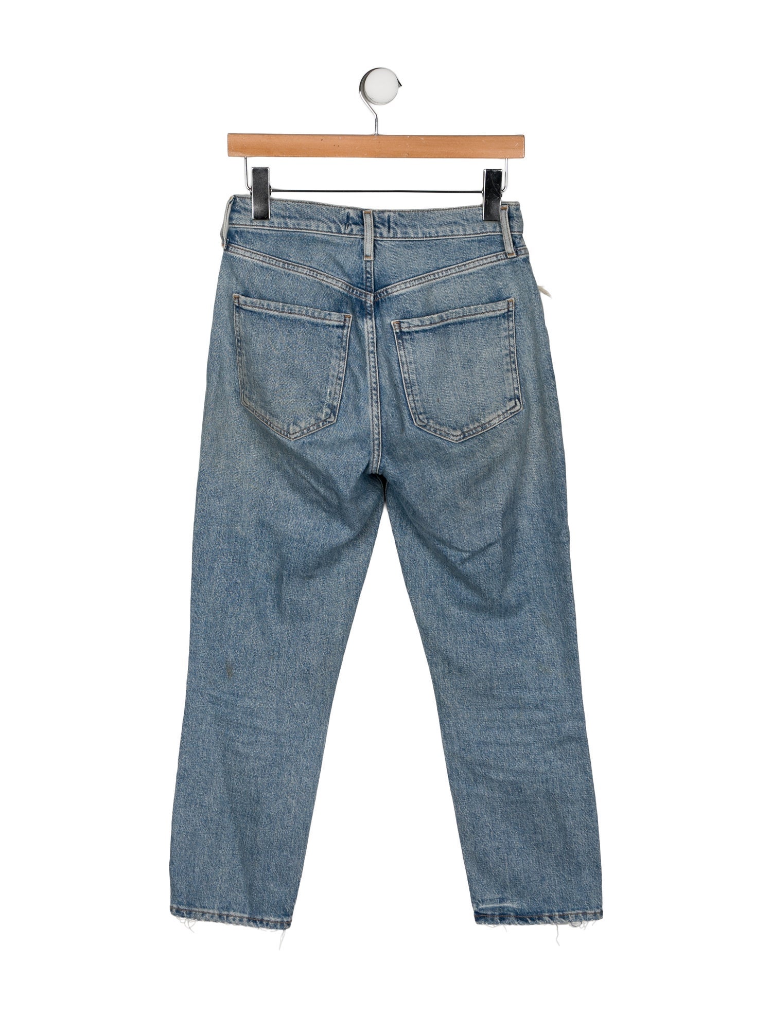 AGOLDE Mid-Rise Straight Leg Jeans