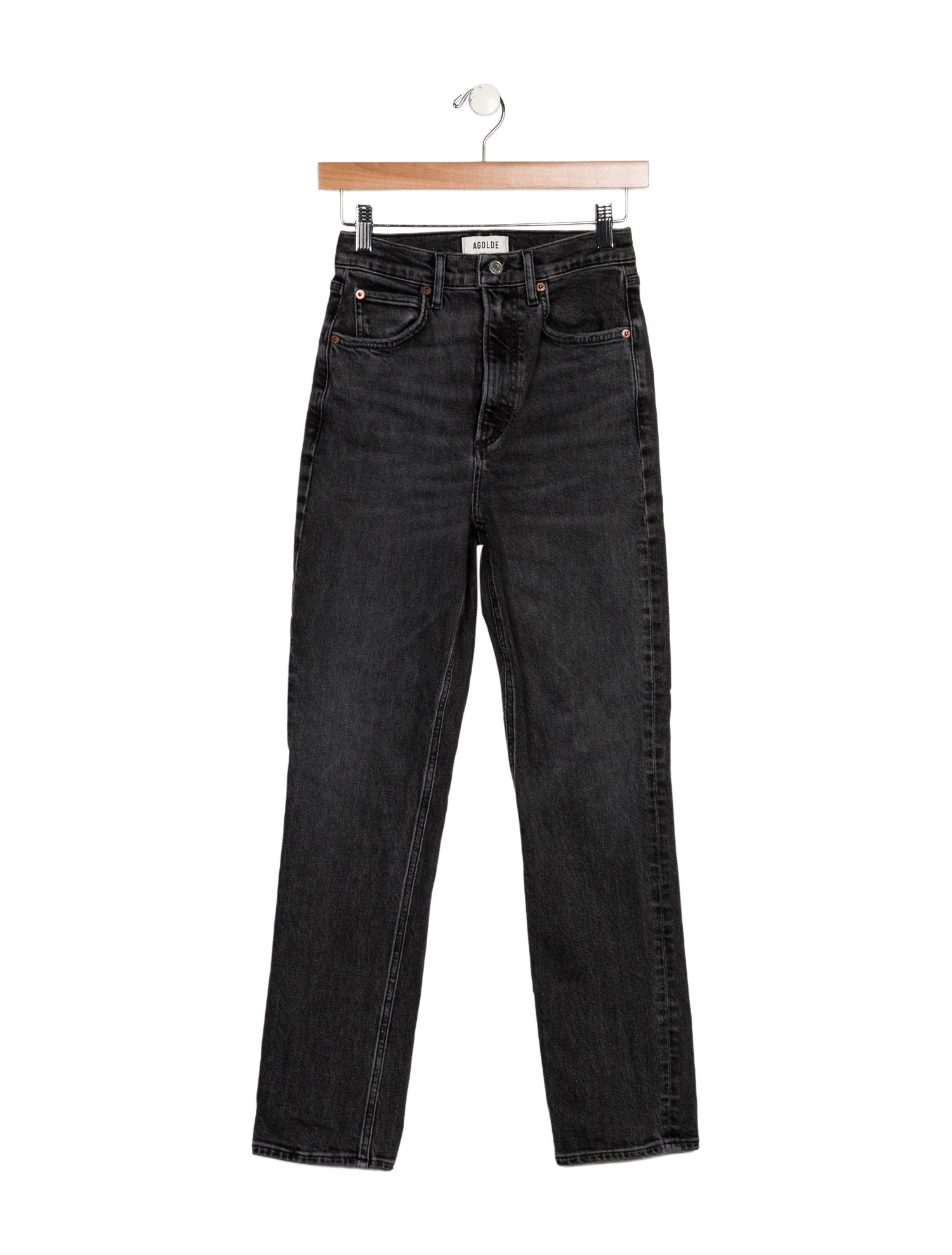 AGOLDE High-Rise Straight Leg Jeans
