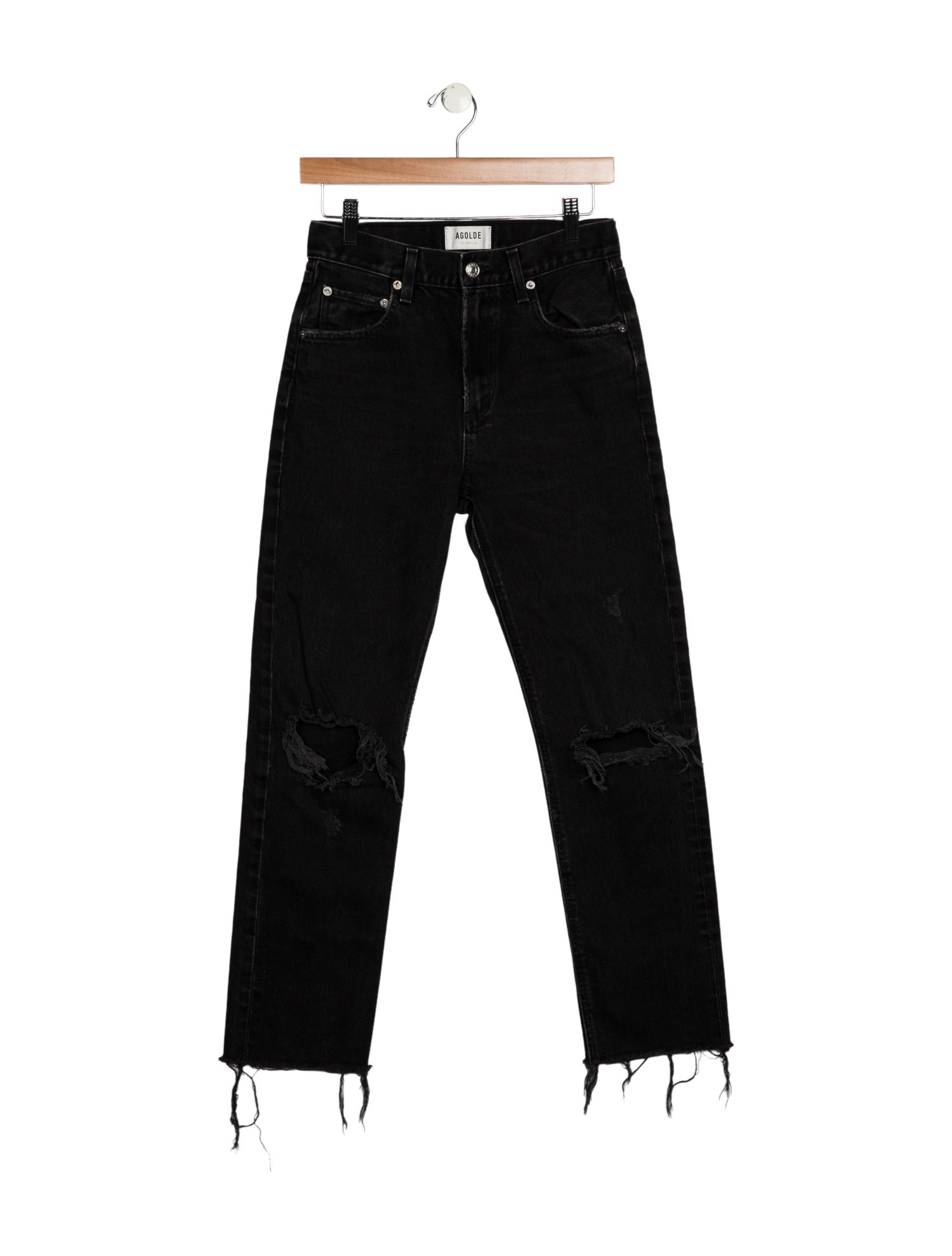 AGOLDE Mid-Rise Skinny Leg Jeans