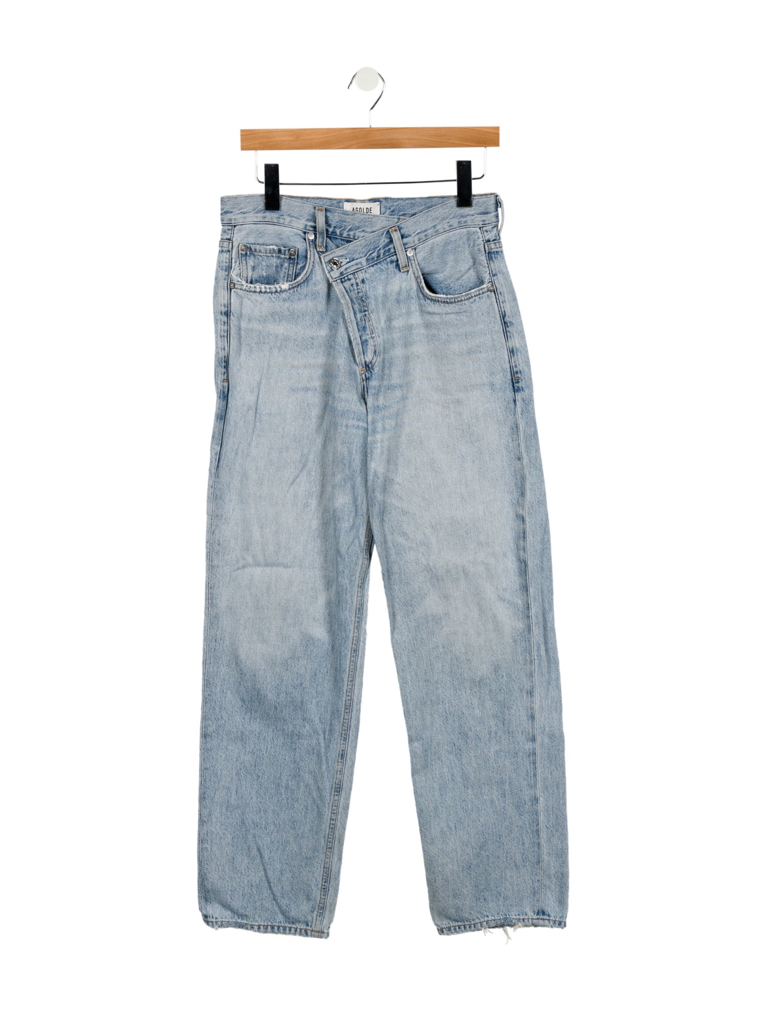 AGOLDE High-Rise Straight Leg Jeans