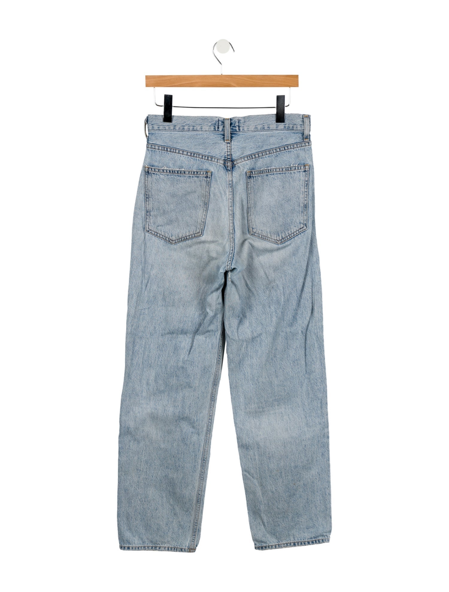 AGOLDE High-Rise Straight Leg Jeans