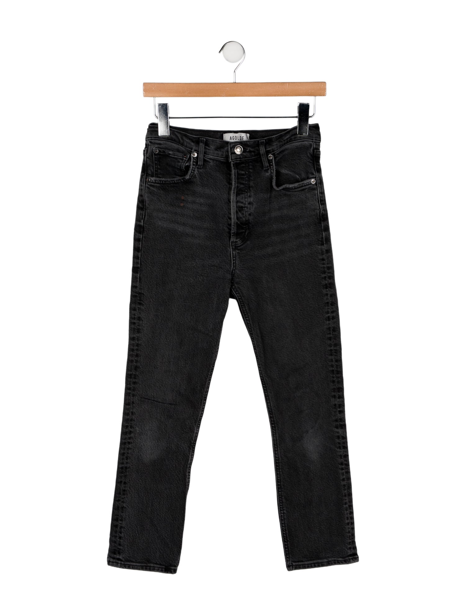AGOLDE High-Rise Straight Leg Jeans