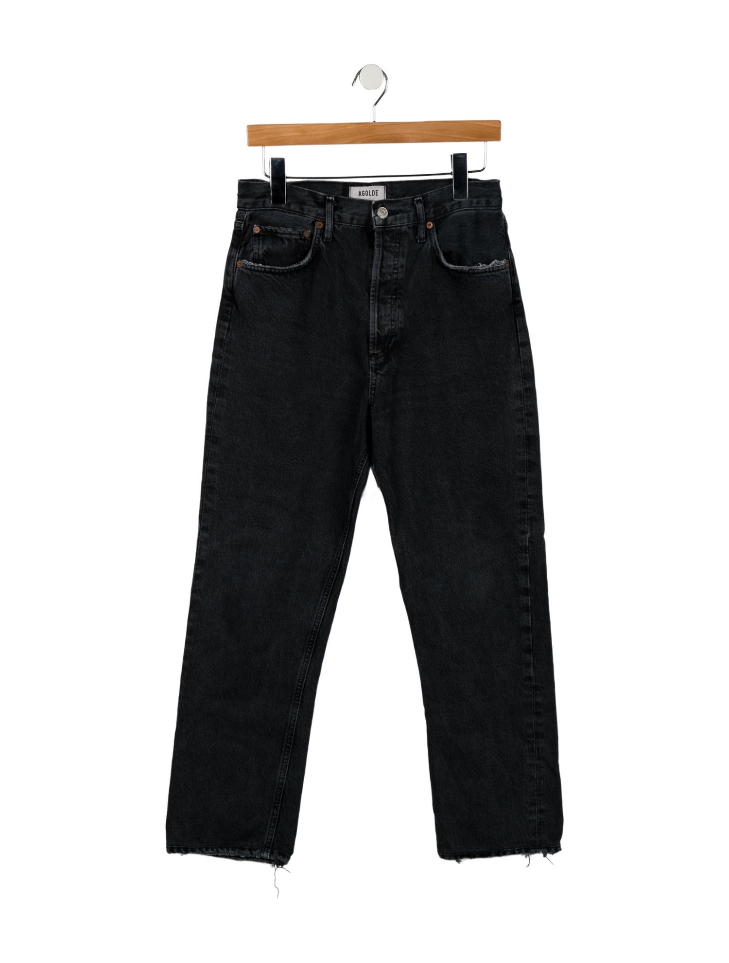 AGOLDE High-Rise Straight Leg Jeans