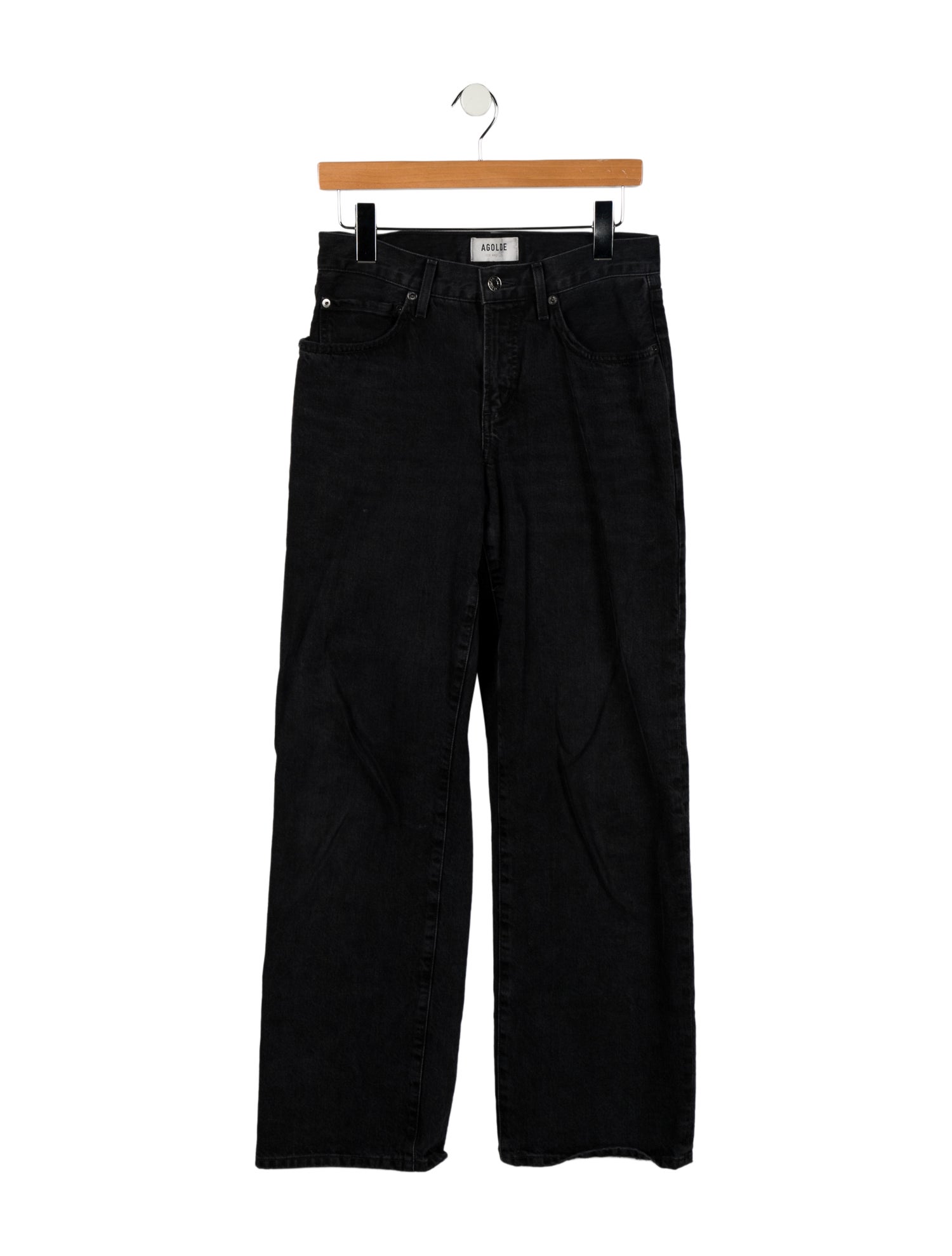 AGOLDE Mid-Rise Wide Leg Jeans