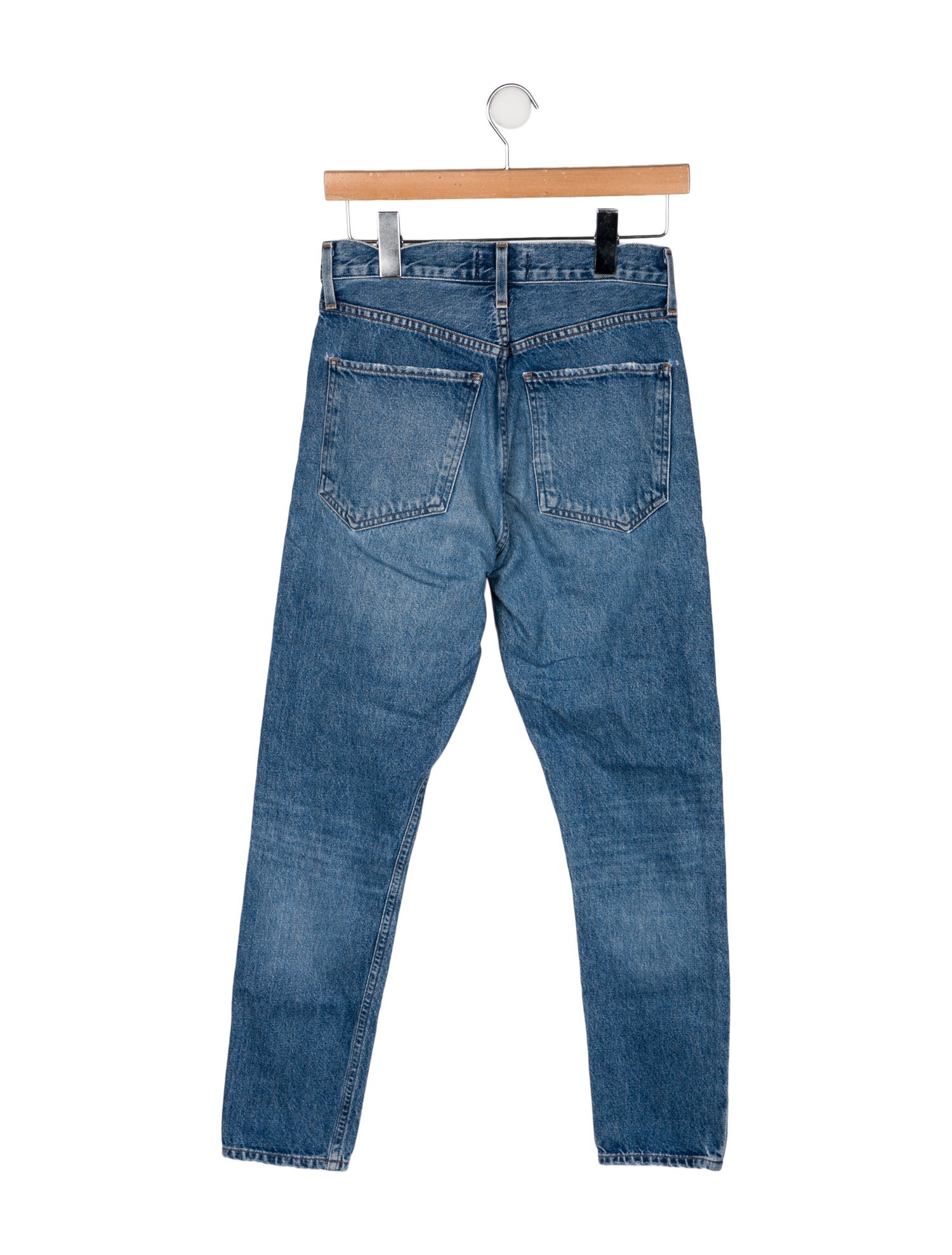 AGOLDE Mid-Rise Skinny Leg Jeans