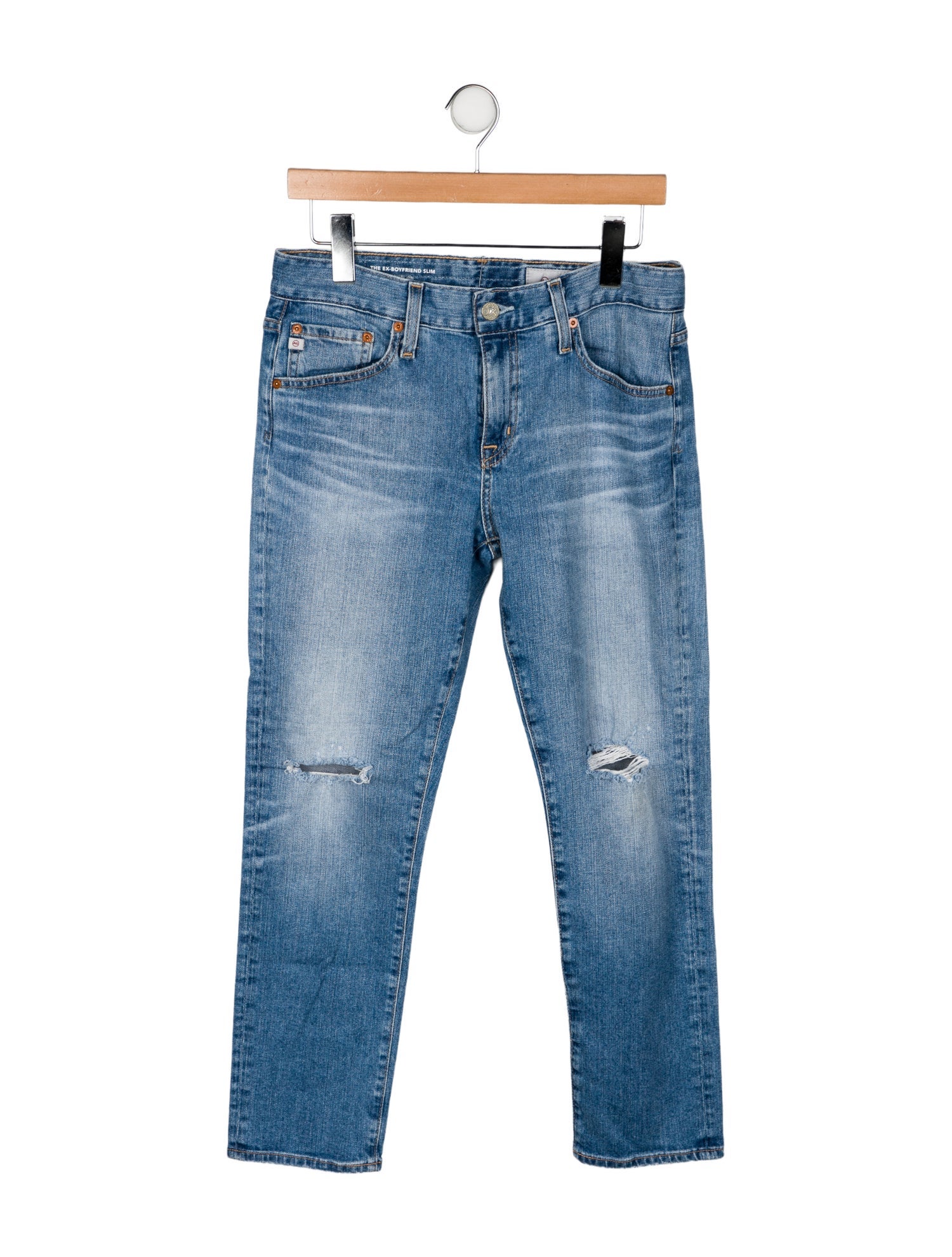 AGOLDE Mid-Rise Straight Leg Jeans