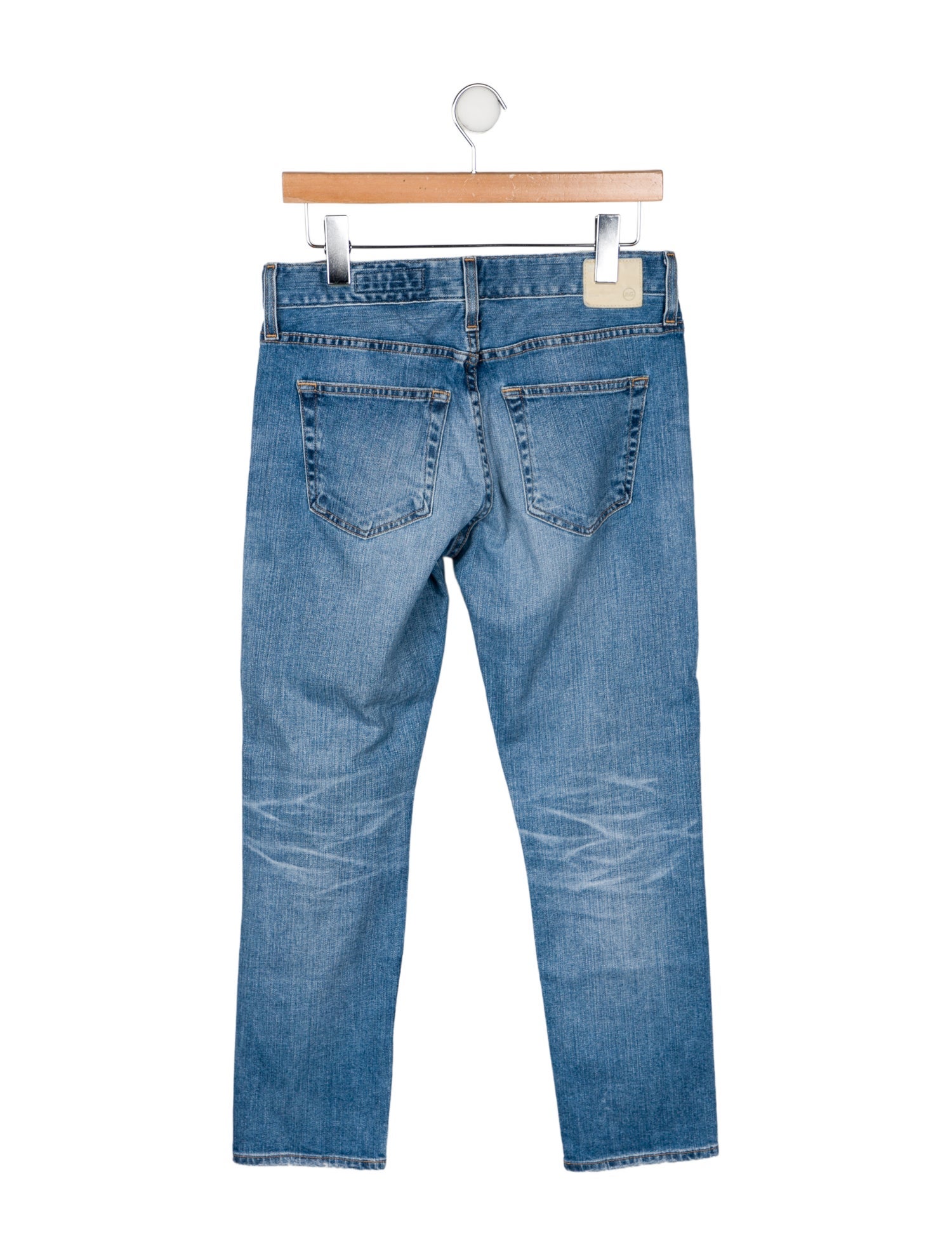 AGOLDE Mid-Rise Straight Leg Jeans