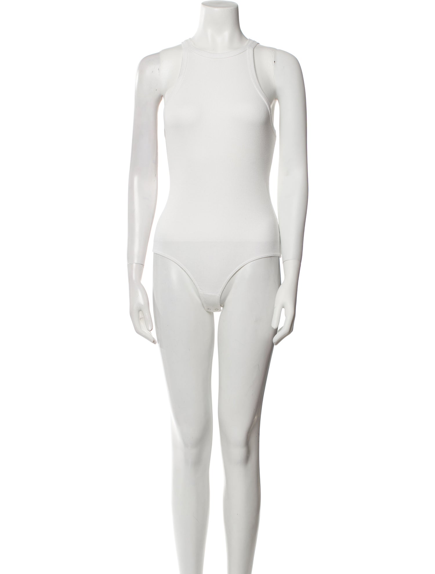 AGOLDE Crew Neck Sleeveless Bodysuit