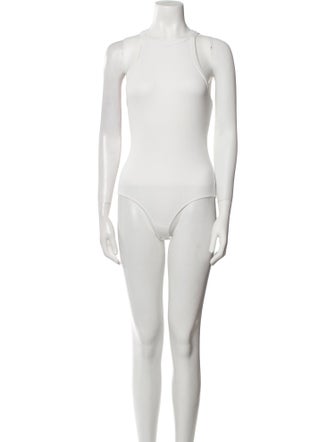 AGOLDE Crew Neck Sleeveless Bodysuit