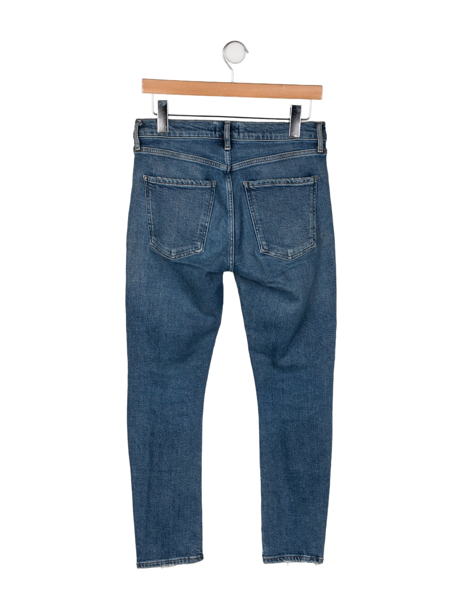 AGOLDE Mid-Rise Skinny Leg Jeans