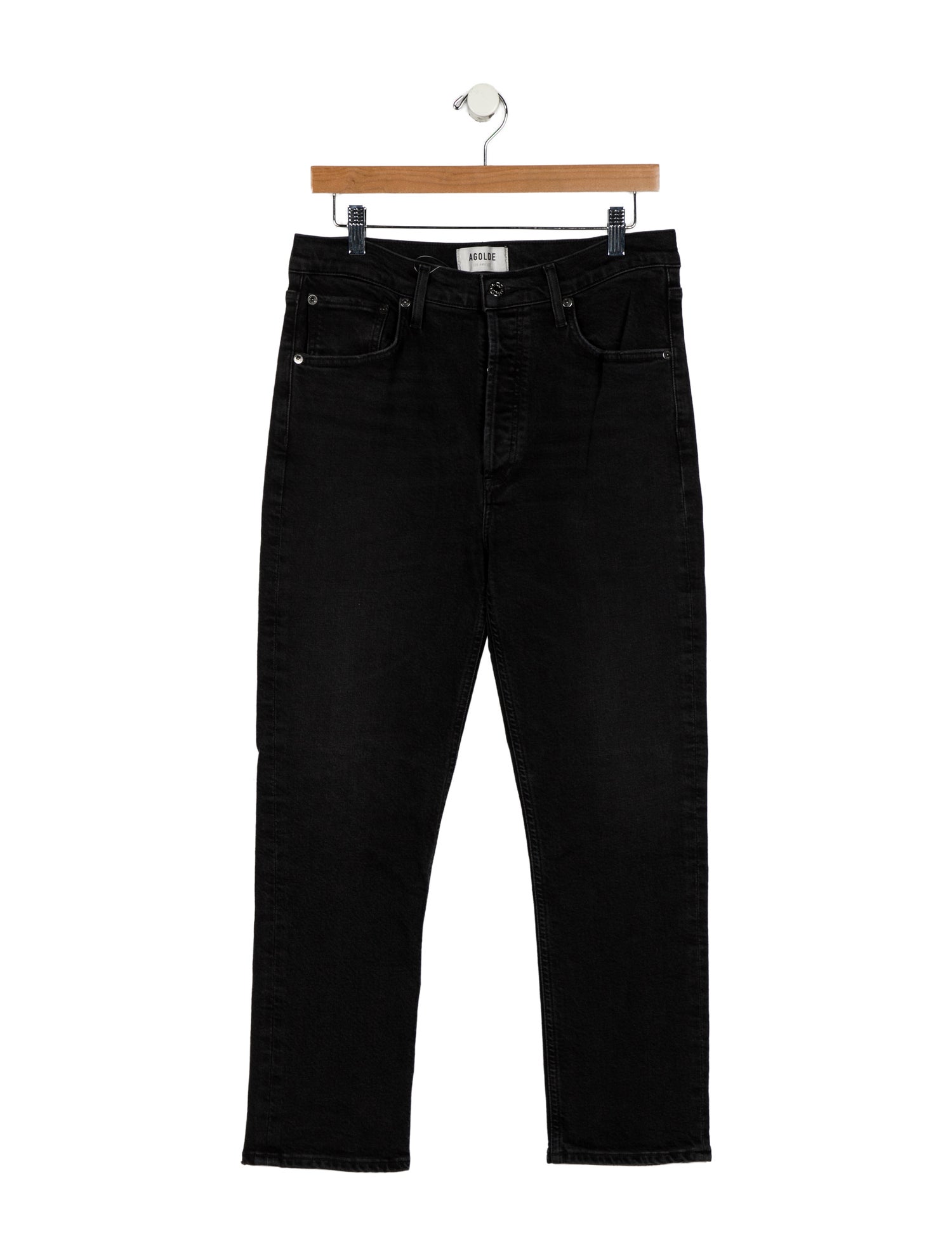 AGOLDE High-Rise Straight Leg Jeans