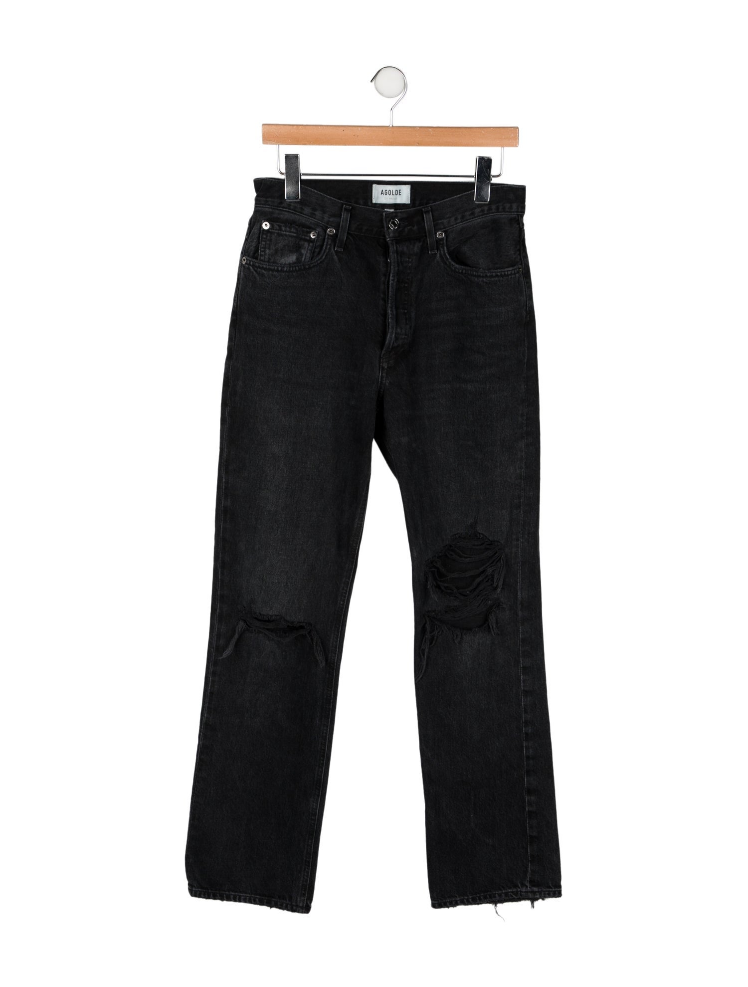 AGOLDE High-Rise Straight Leg Jeans