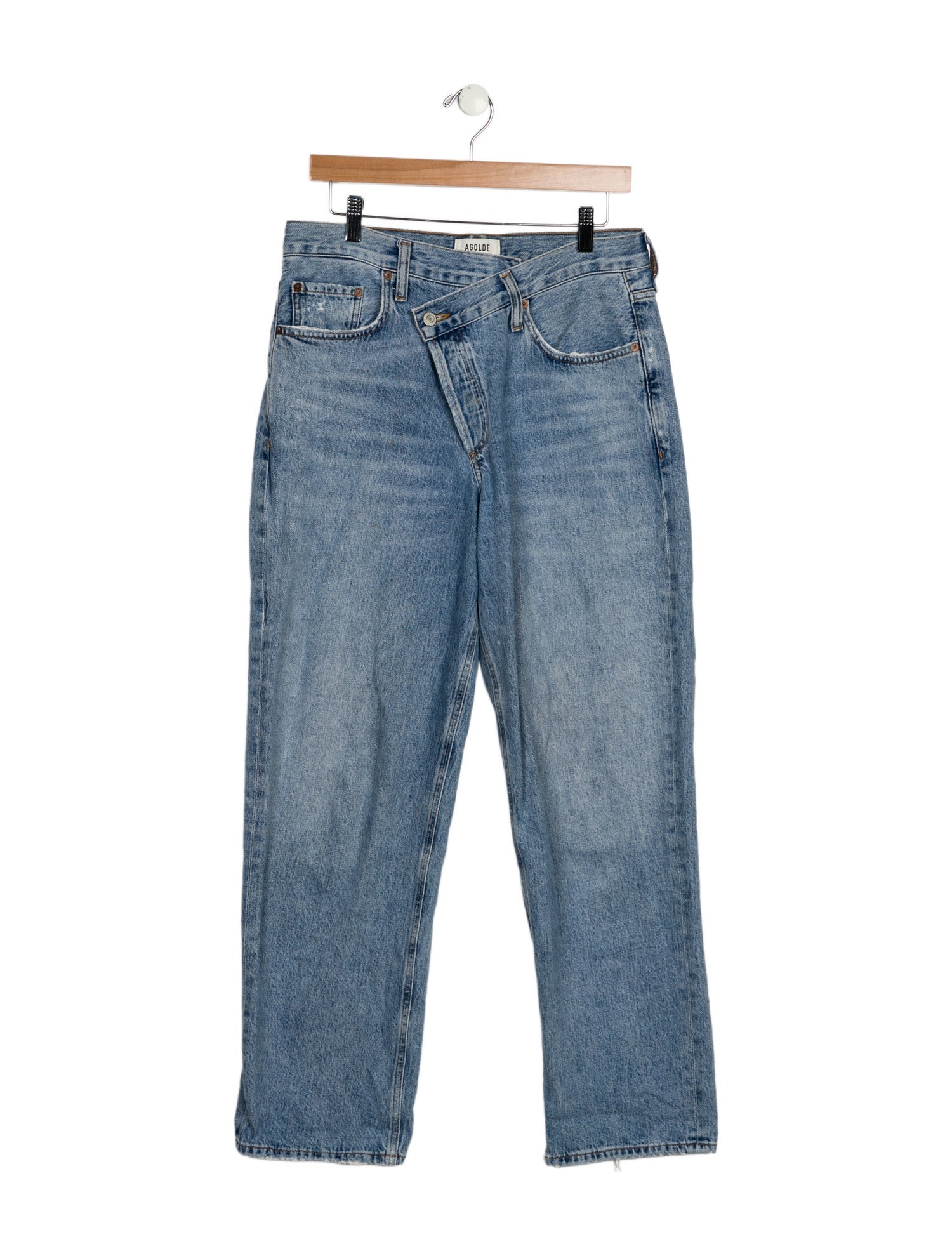 AGOLDE High-Rise Straight Leg Jeans