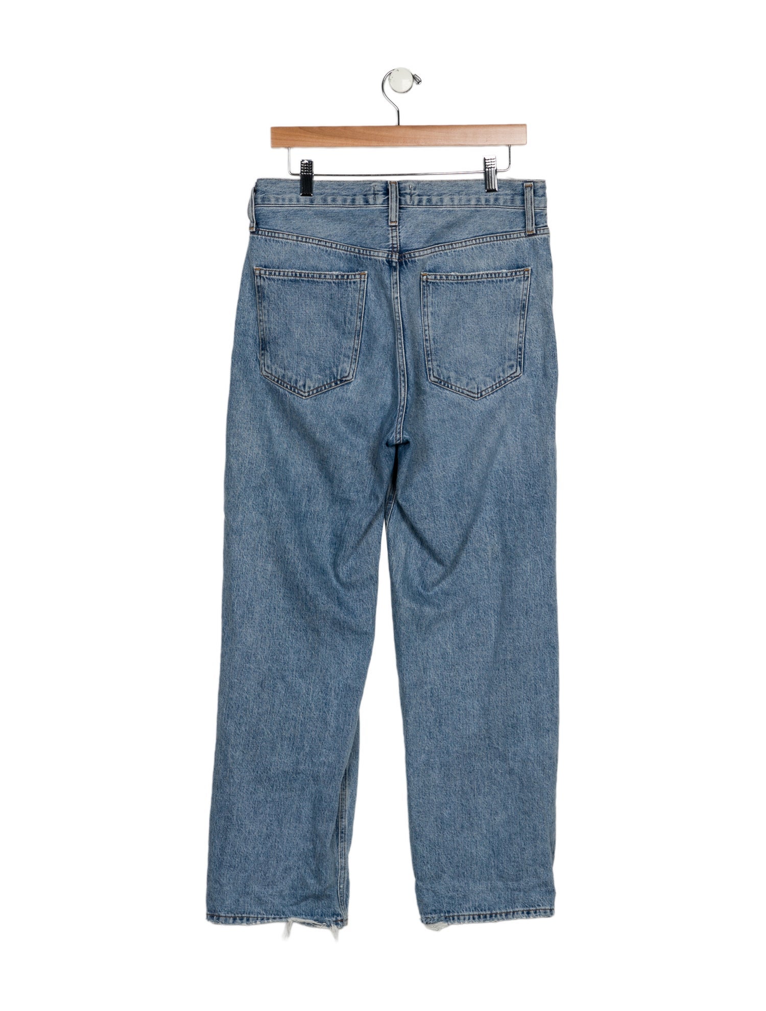 AGOLDE High-Rise Straight Leg Jeans