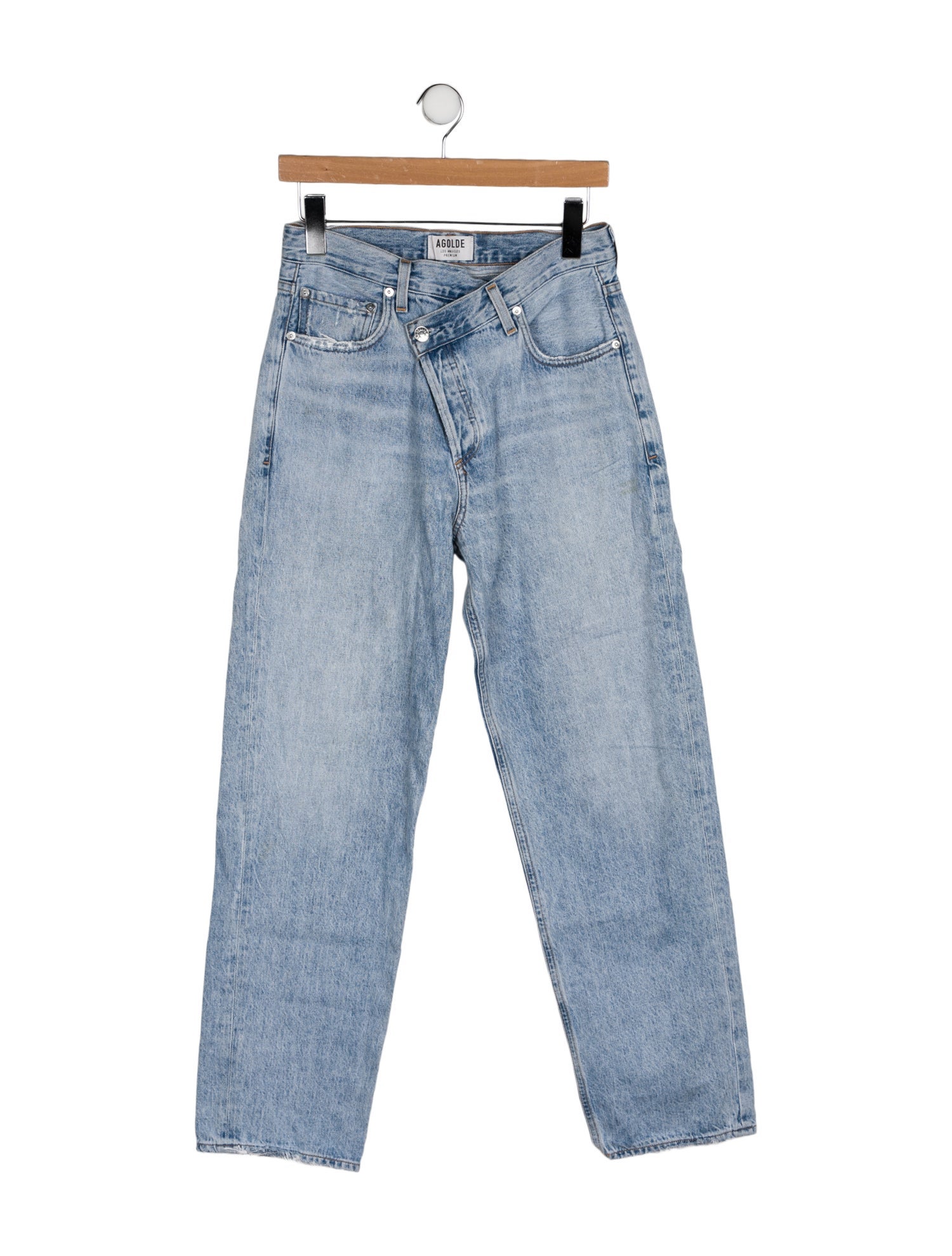 AGOLDE High-Rise Straight Leg Jeans