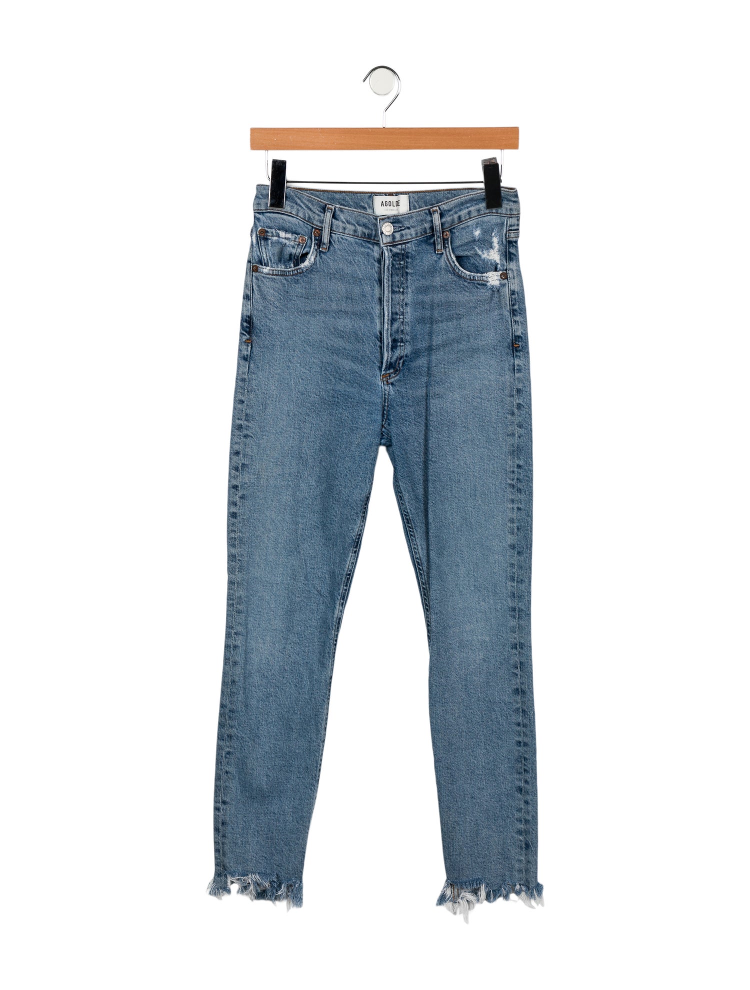 AGOLDE High-Rise Skinny Leg Jeans