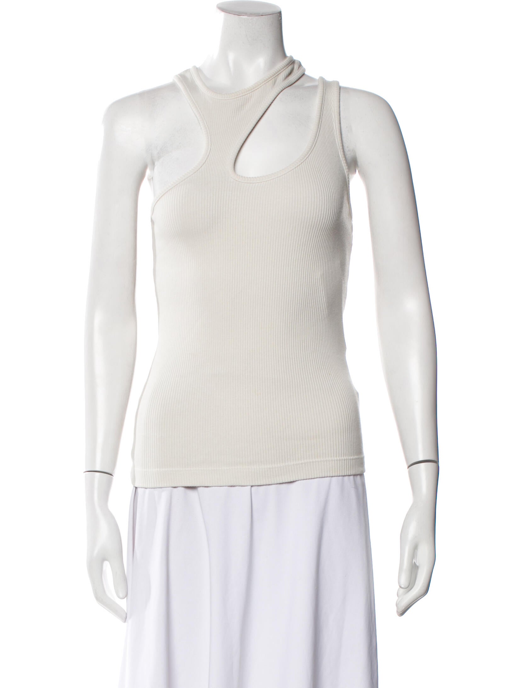 AGOLDE Asymmetrical Sleeveless Top