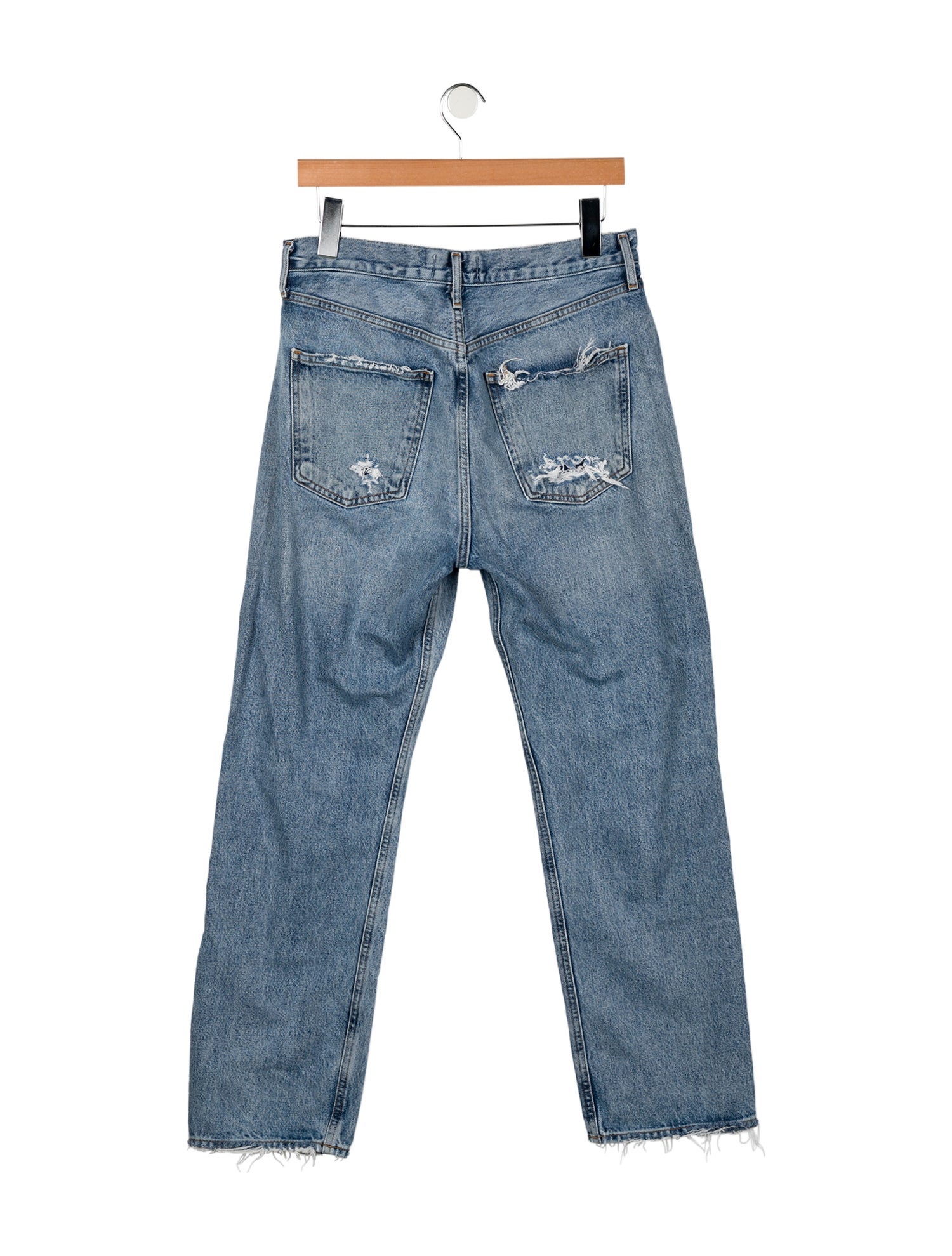 AGOLDE High-Rise Straight Leg Jeans