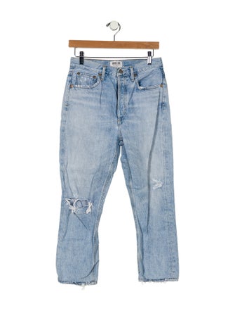 AGOLDE High-Rise Straight Leg Jeans