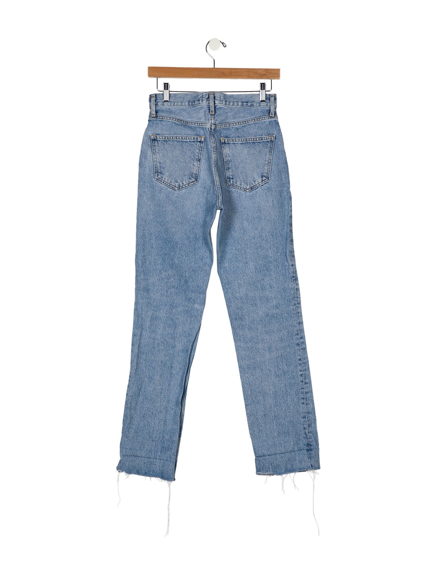 AGOLDE Mid-Rise Straight Leg Jeans