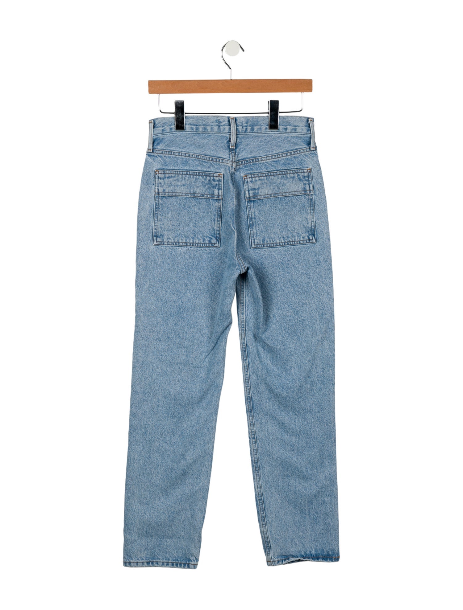 AGOLDE High-Rise Straight Leg Jeans