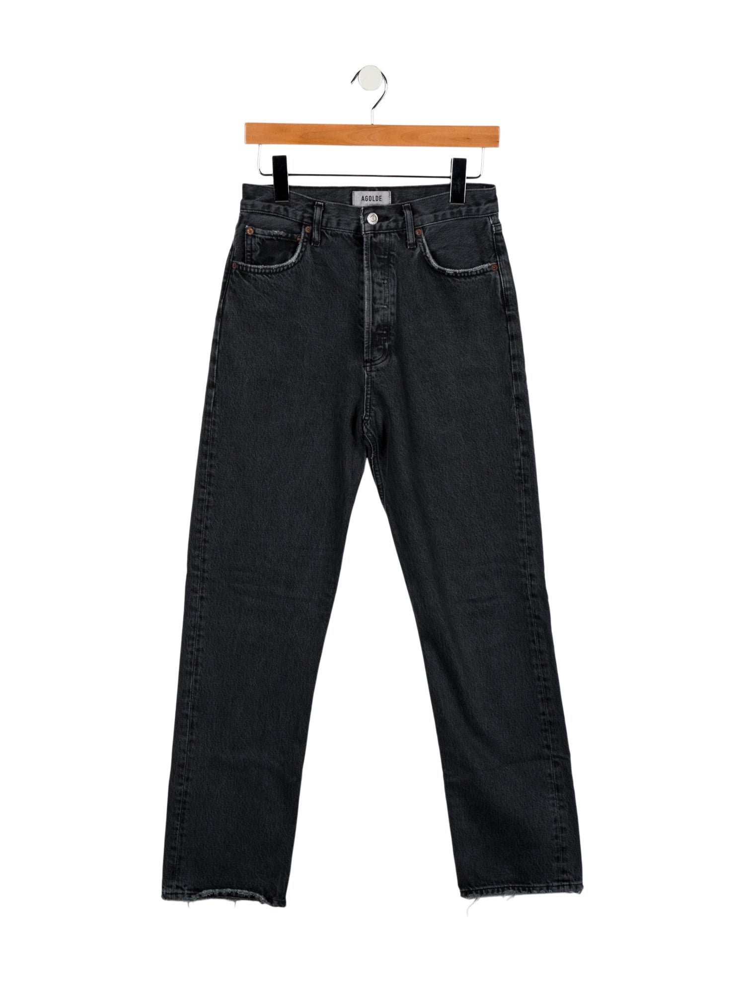 AGOLDE High-Rise Straight Leg Jeans