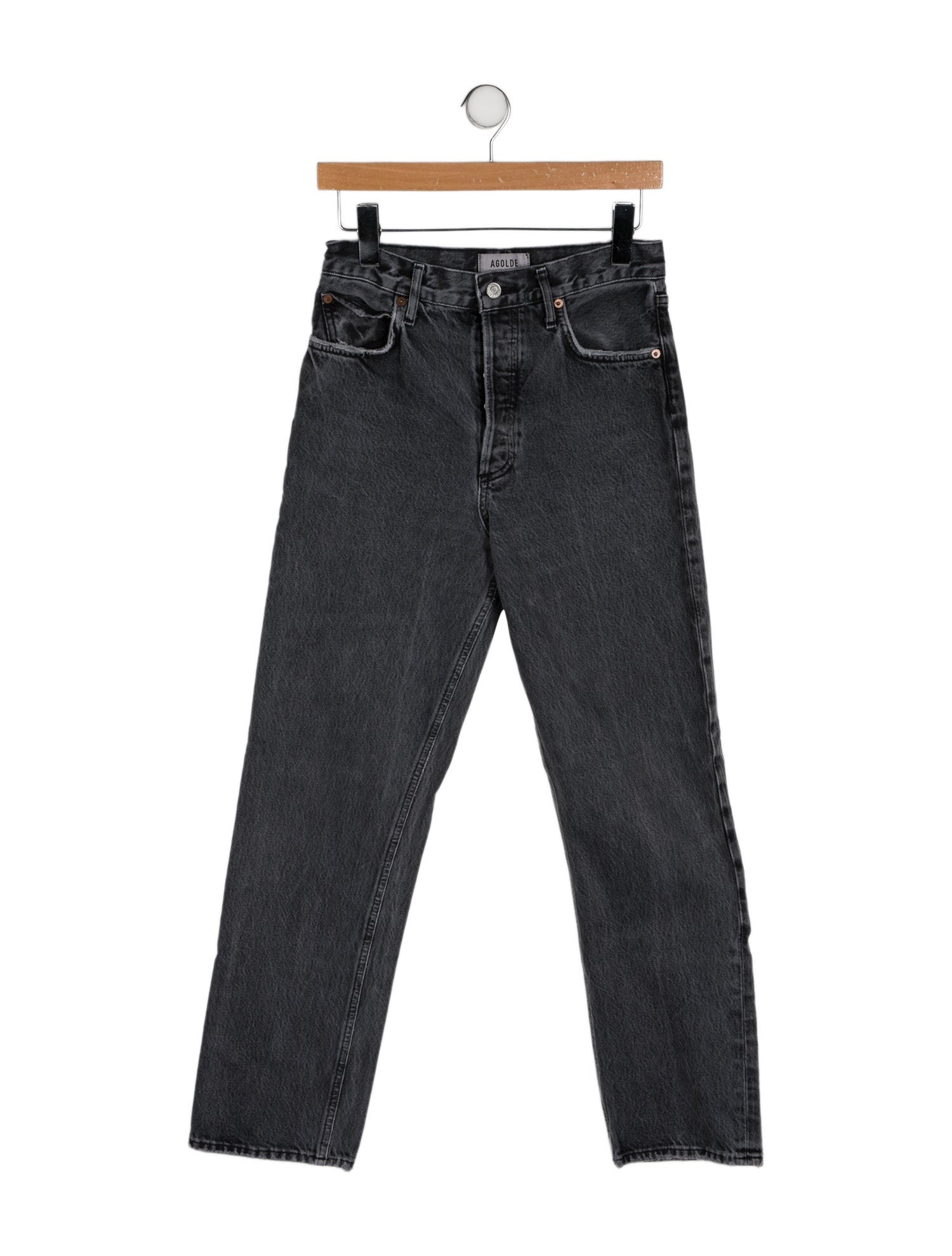 AGOLDE High-Rise Straight Leg Jeans