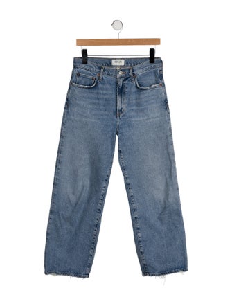 AGOLDE High-Rise Straight Leg Jeans