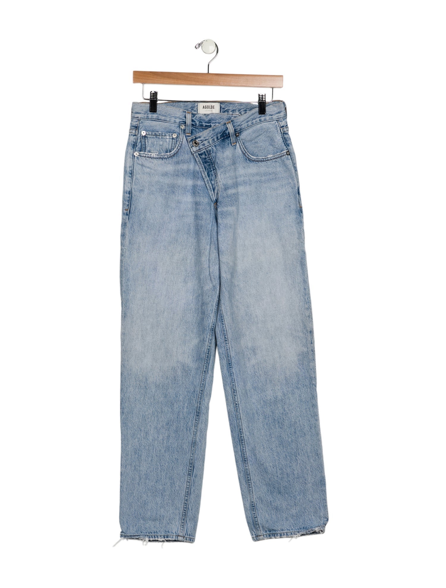 AGOLDE High-Rise Straight Leg Jeans